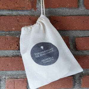 Bolsa de lienzo con cordón simple natural